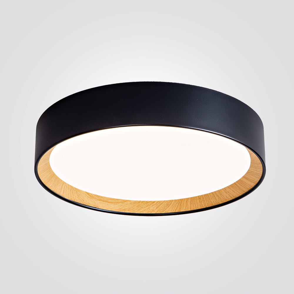 צמוד תקרה קליארי| שחור +עץ| Φ40| Φ60| Φ80| CCT