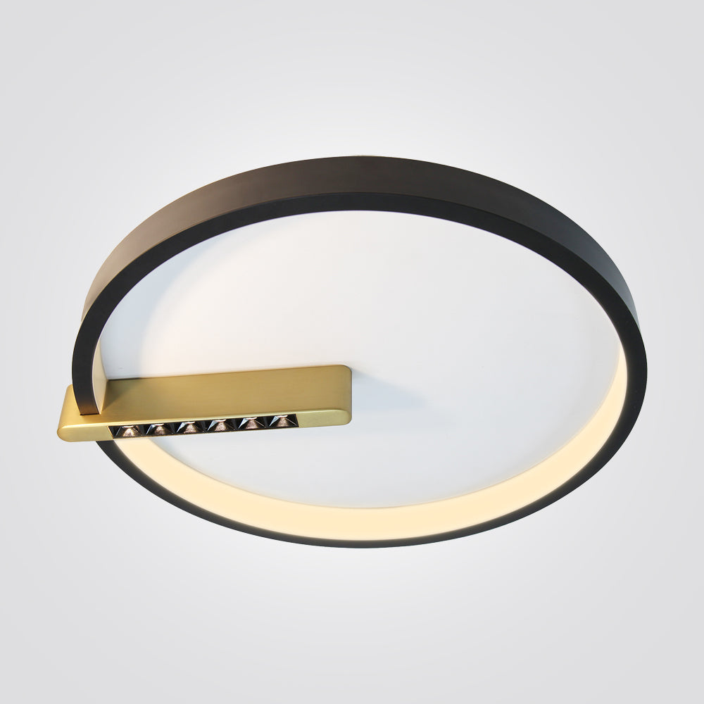 צמוד תקרה אורבינו לד| שחור+זהב| Φ40| Φ60| Φ80