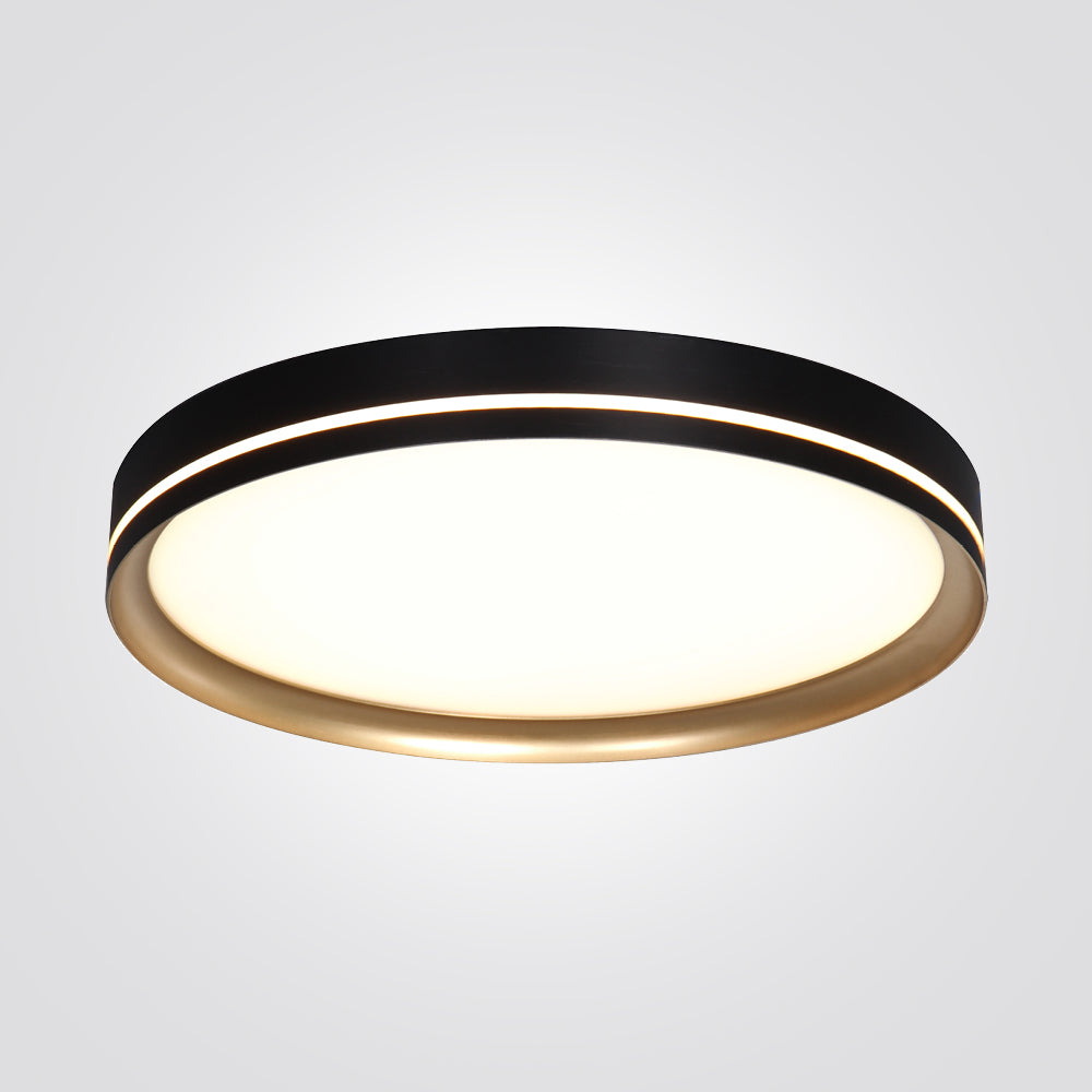 צמוד תקרה וקטרה| שחור +זהב| Φ40| Φ60| Φ75