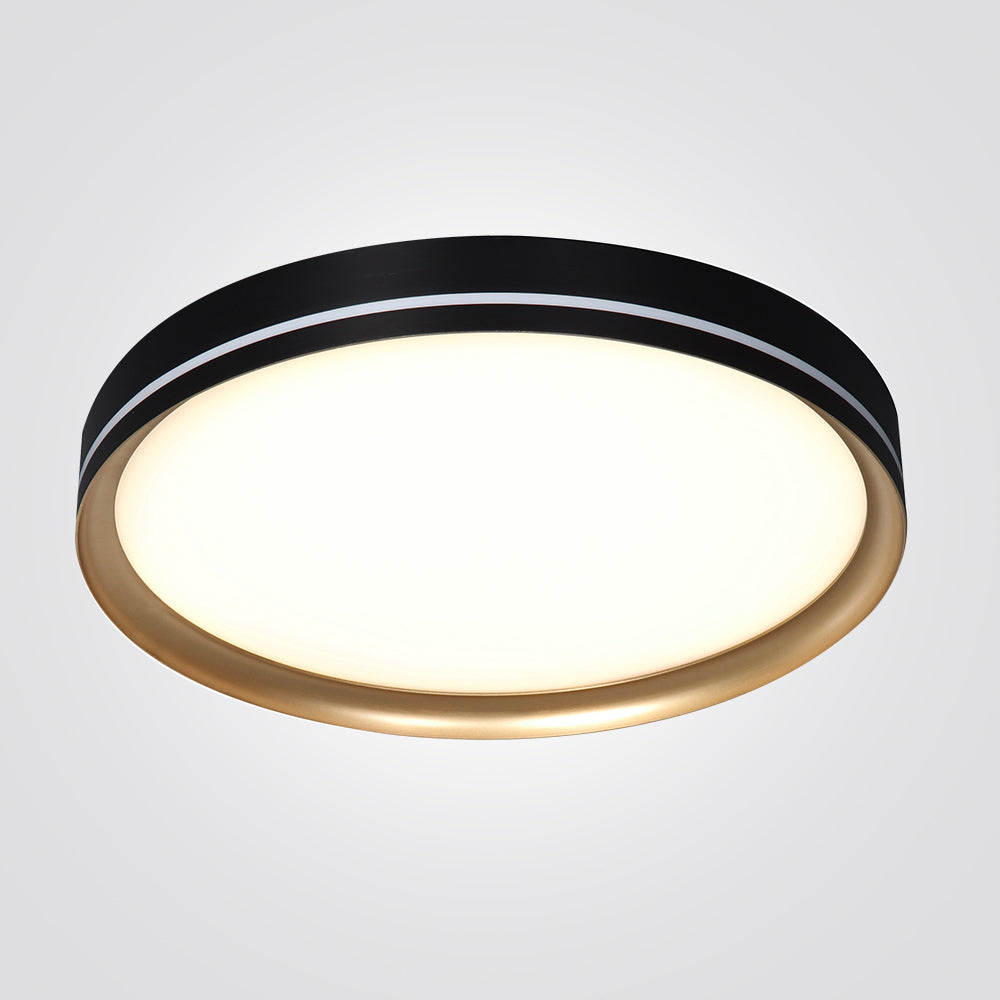 צמוד תקרה וקטרה| שחור +זהב| Φ40| Φ60| Φ75