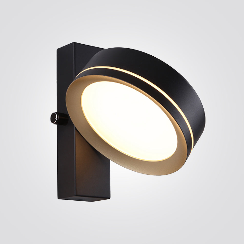 מנורת קיר וקטרה| שחור+ זהב| 10W