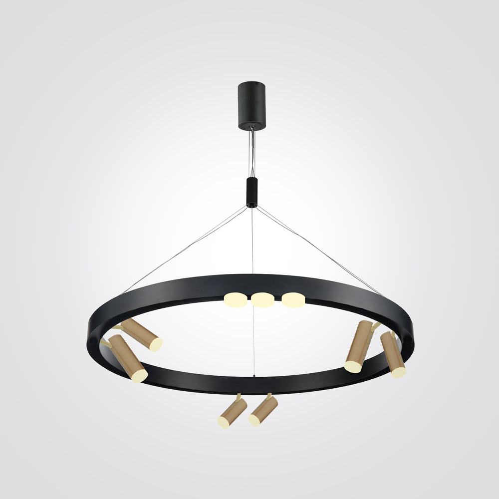 מנורת תליה הוואי לד משולב ספוטים מתכווננים