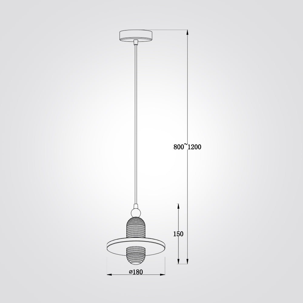 מנורת תלייה שיש וילנה לד