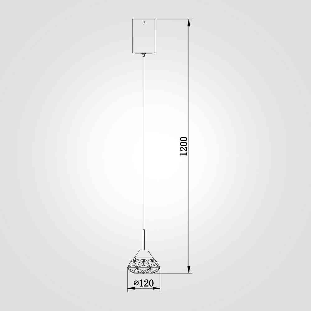 מנורת תליה לואיזה בודד