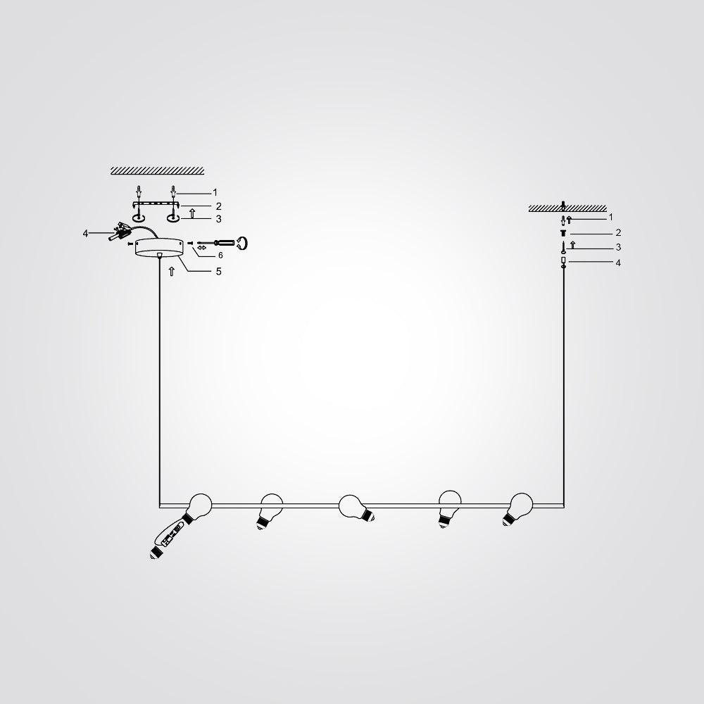 מנורת תלייה להט| זהב