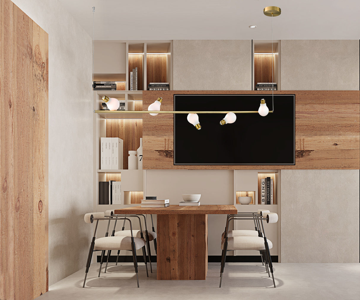 מנורת תלייה להט| זהב