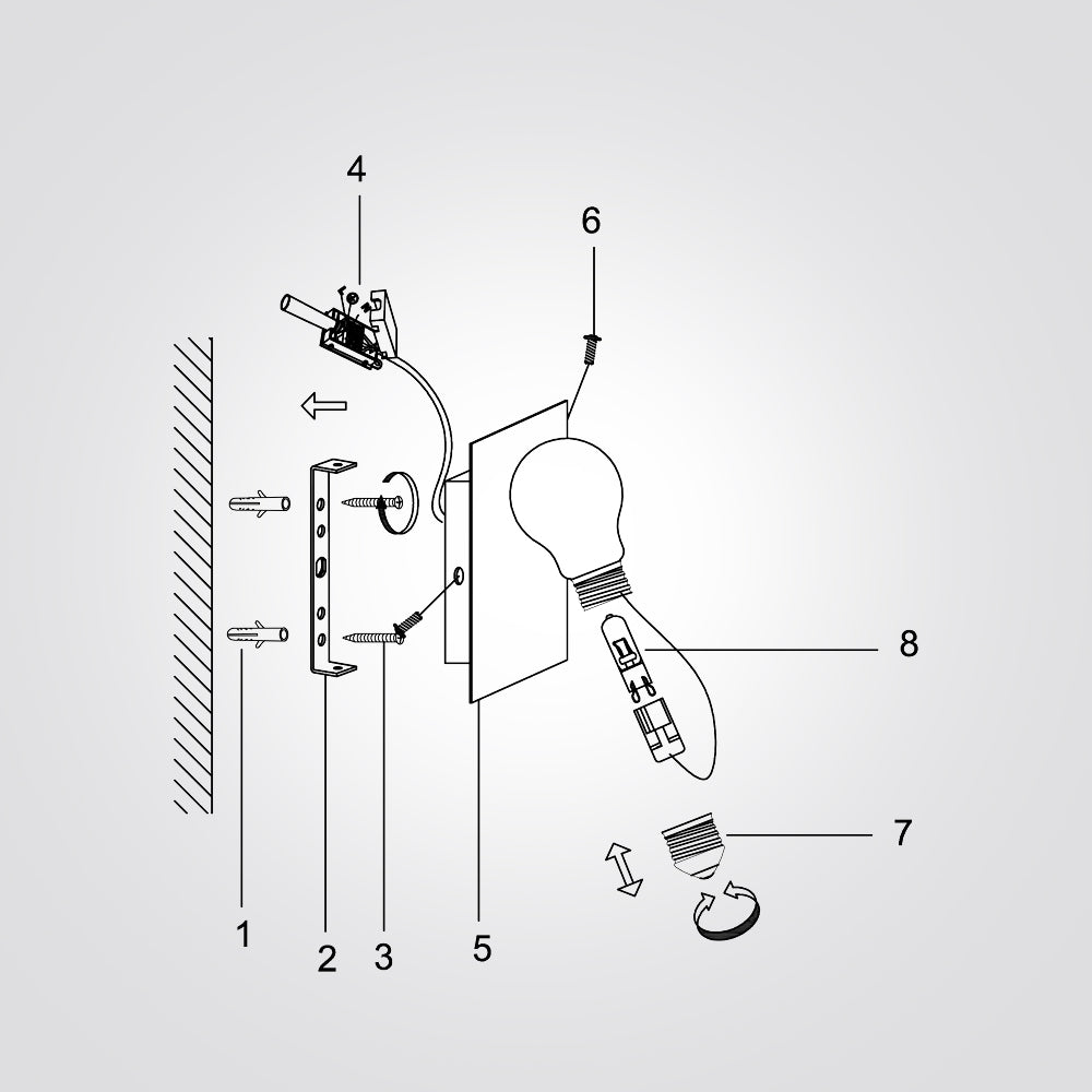 מנורת קיר להט| זהב
