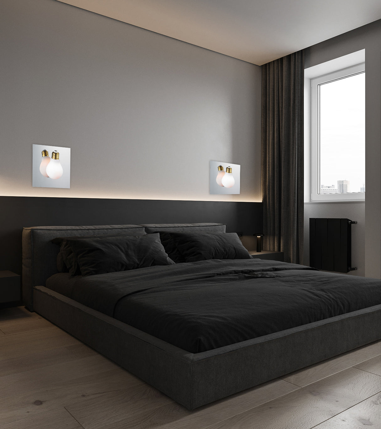 מנורת קיר להט| זהב