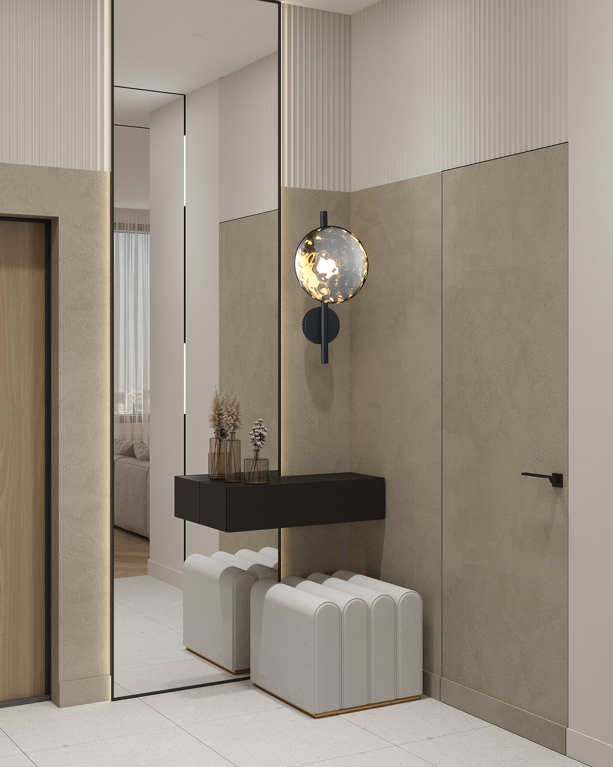 מנורת קיר פיאנו לד