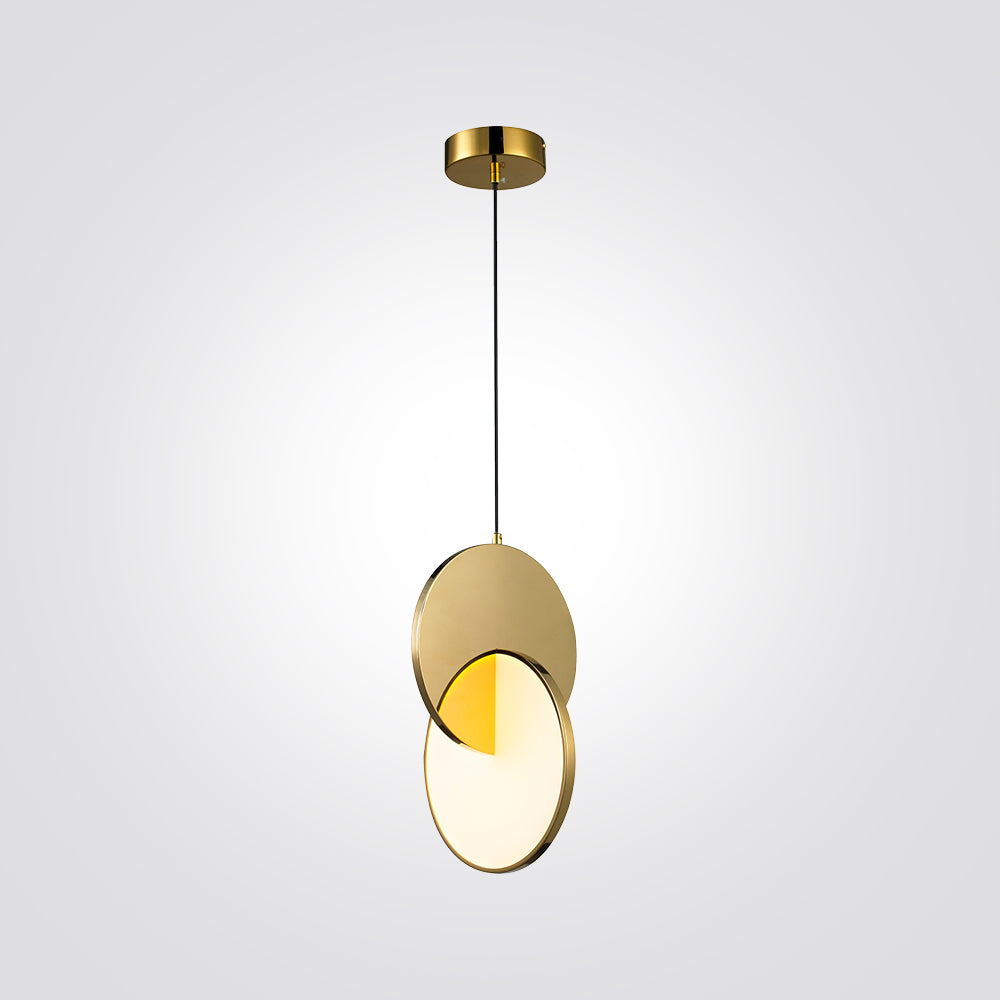 מנורת תליה ולנסיה לד צבע זהב|אפור מטאלי