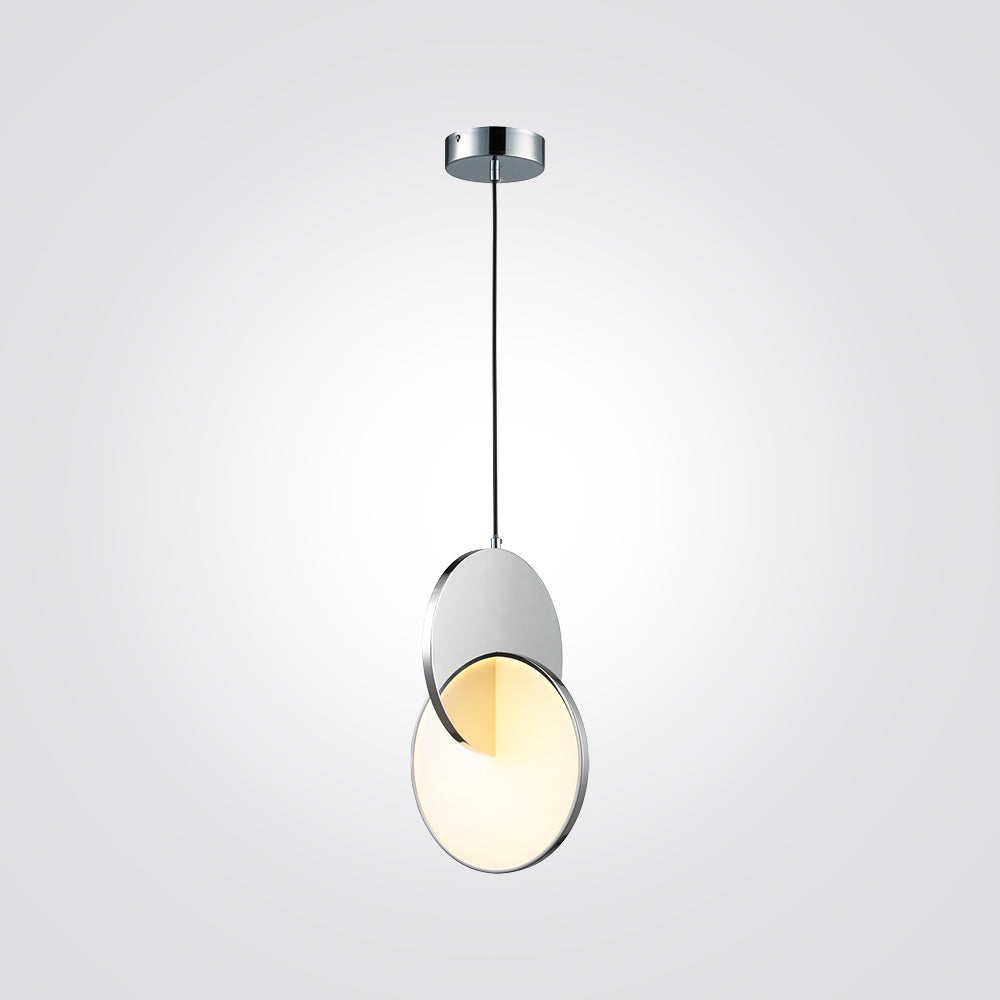 מנורת תליה ולנסיה לד צבע זהב|אפור מטאלי