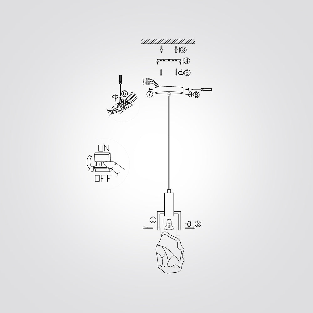 מנורת תליה איביזה