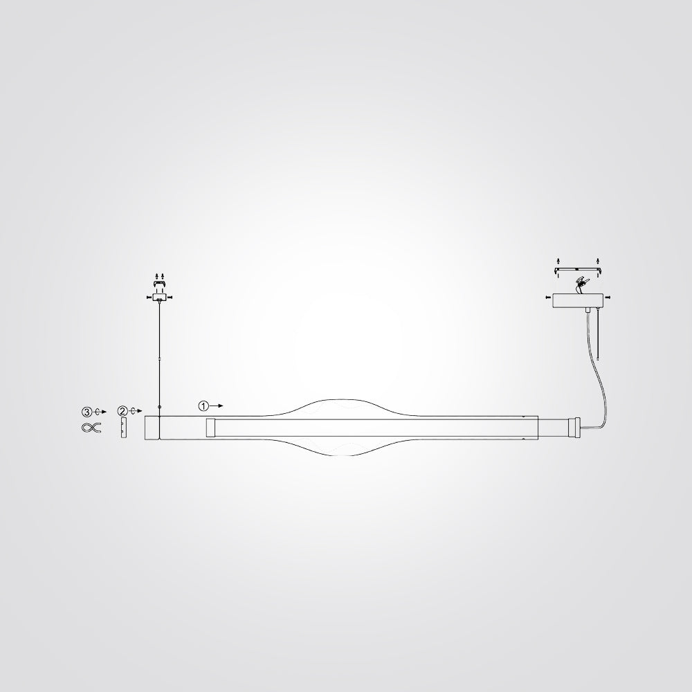 מנורת תליה נאפולי לד