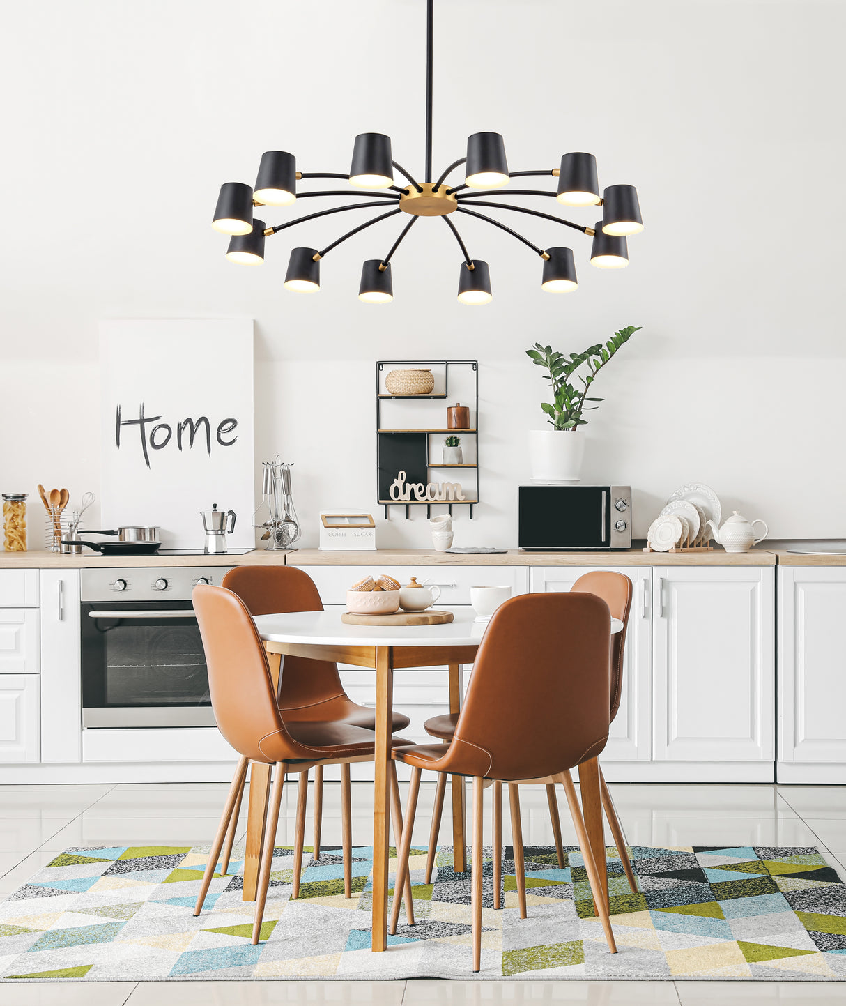 מנורת תליה פירנצה 12 זרועות לד