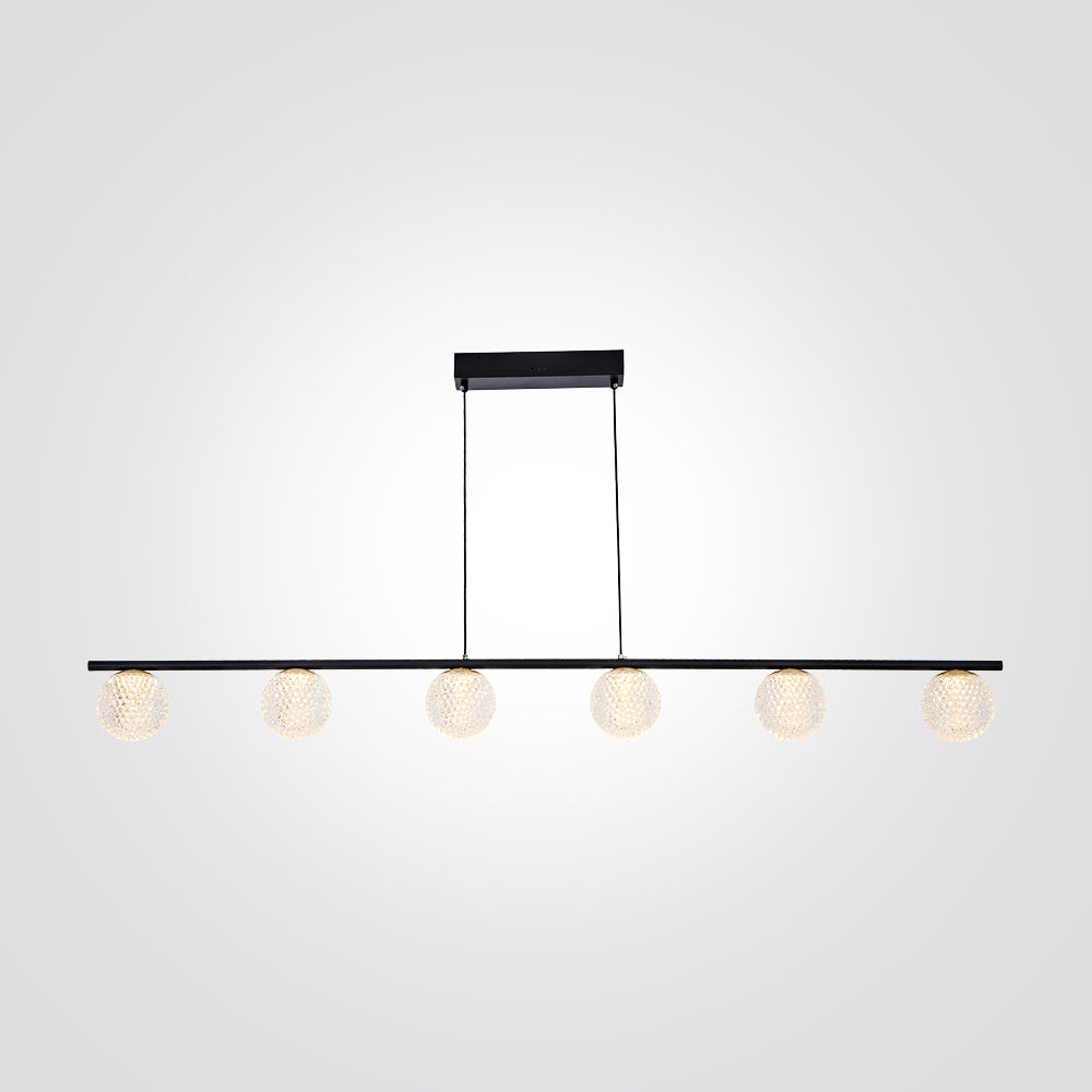 מנורת תליה בארי לד שחור+פליז