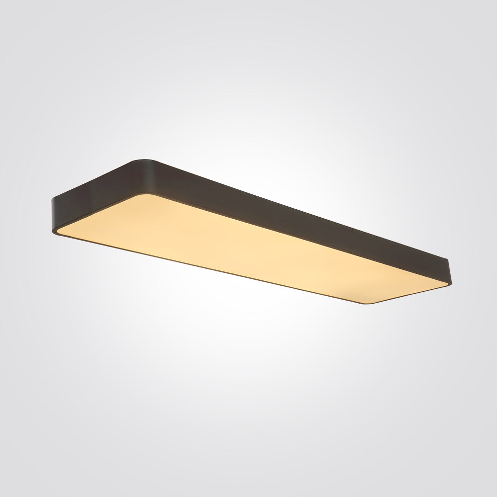 צמוד תקרה מלבני סול שחור| לבן