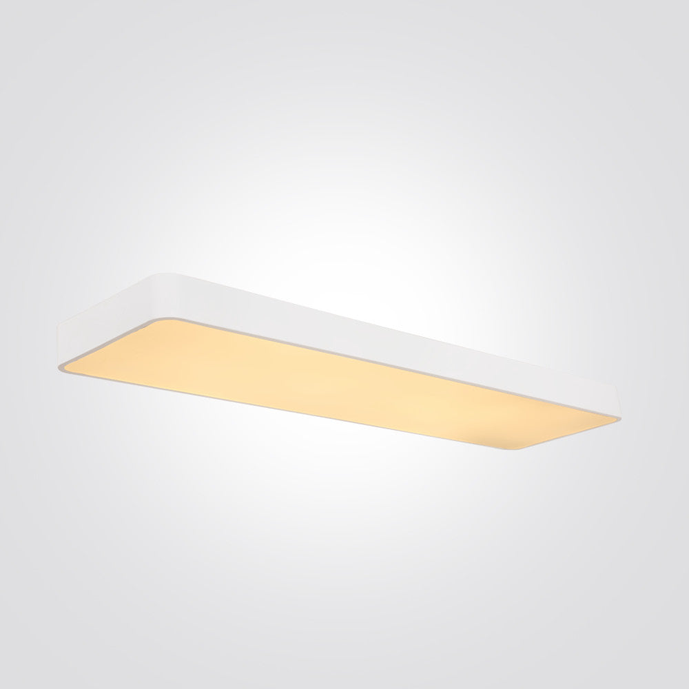 צמוד תקרה מלבני סול שחור| לבן