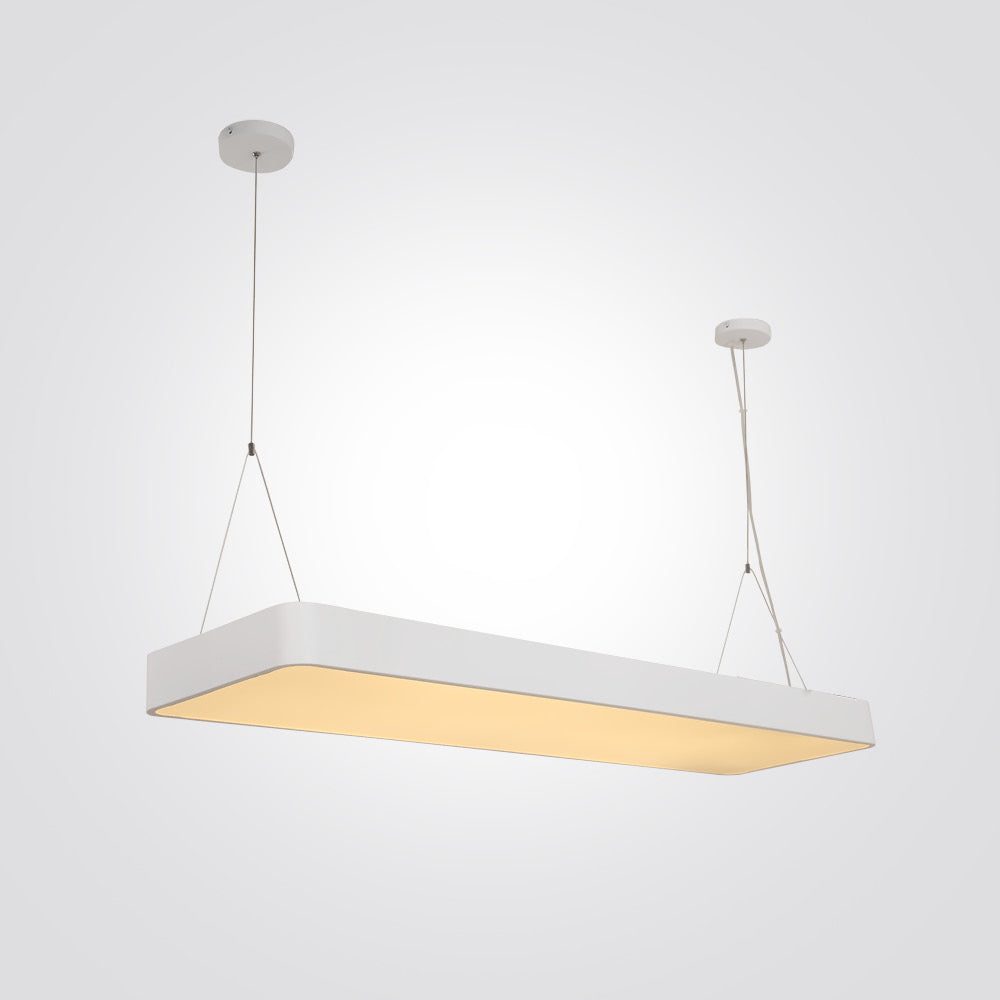 מנורת תלייה מלבנית סול שחור| לבן