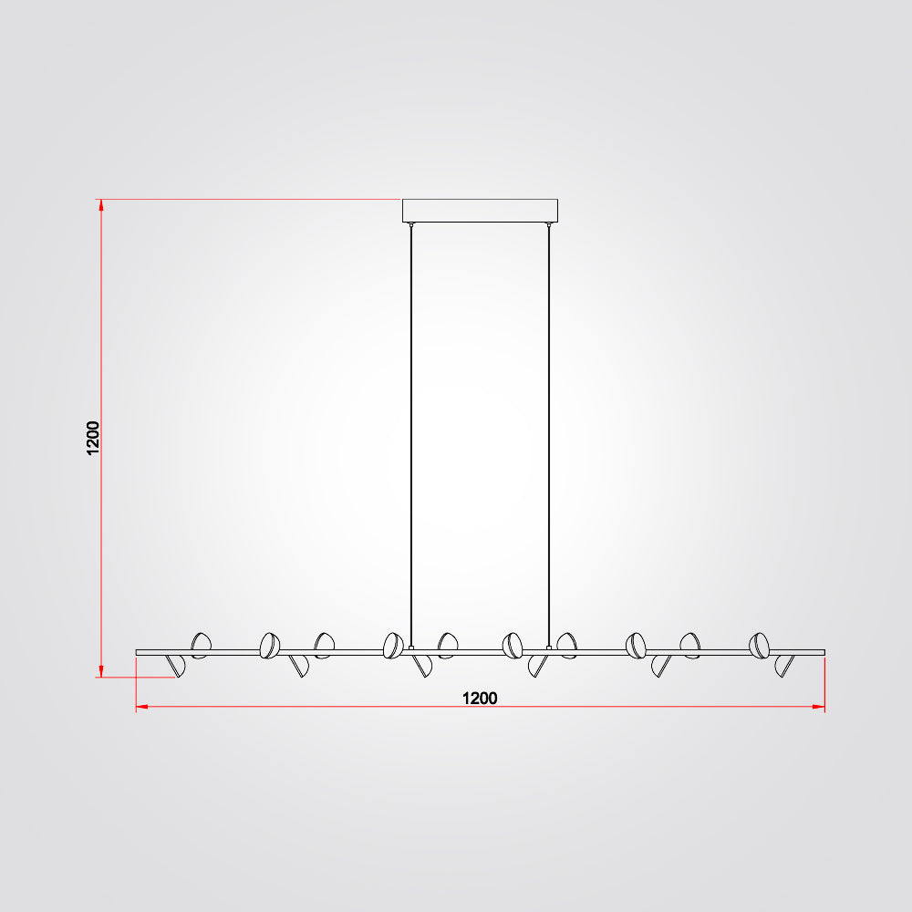 מנורת תלייה מונקו ליניארי