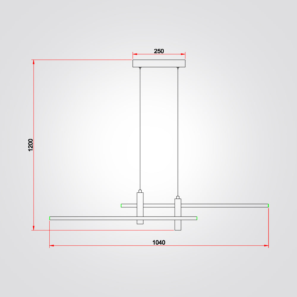 מנורת תלייה בריסל דגם A