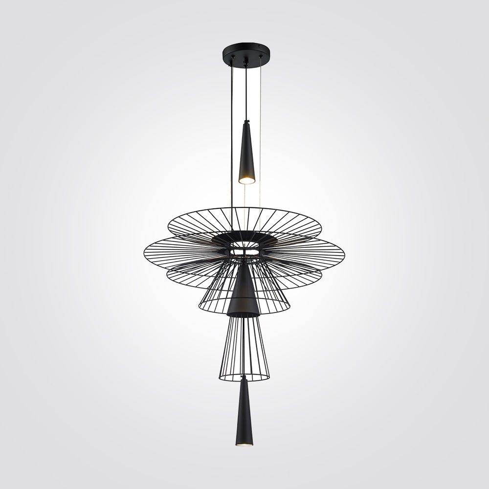 מנורת תליה פרונטרה| שחור