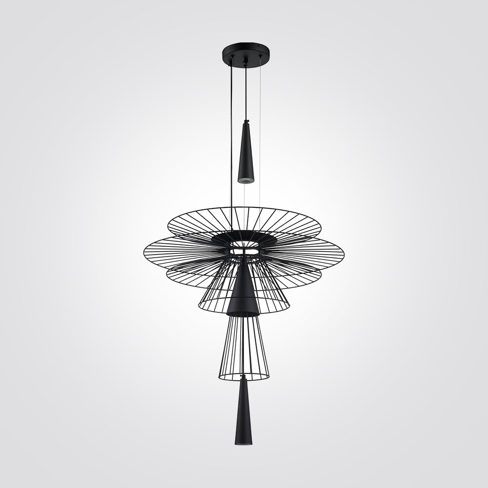 מנורת תליה פרונטרה| שחור