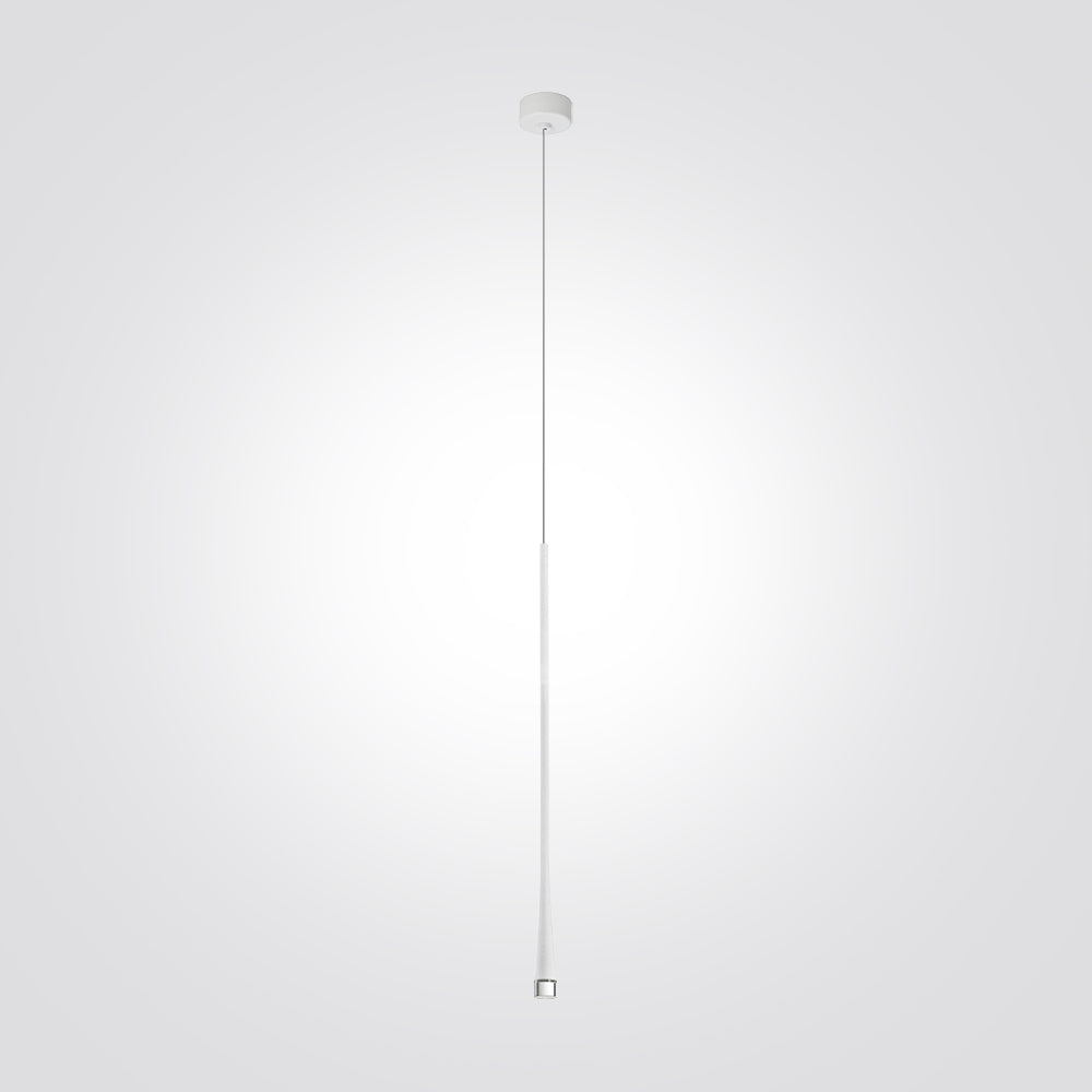 מנורת תלייה צילינדר שאטל ארוך 6W שחור| לבן