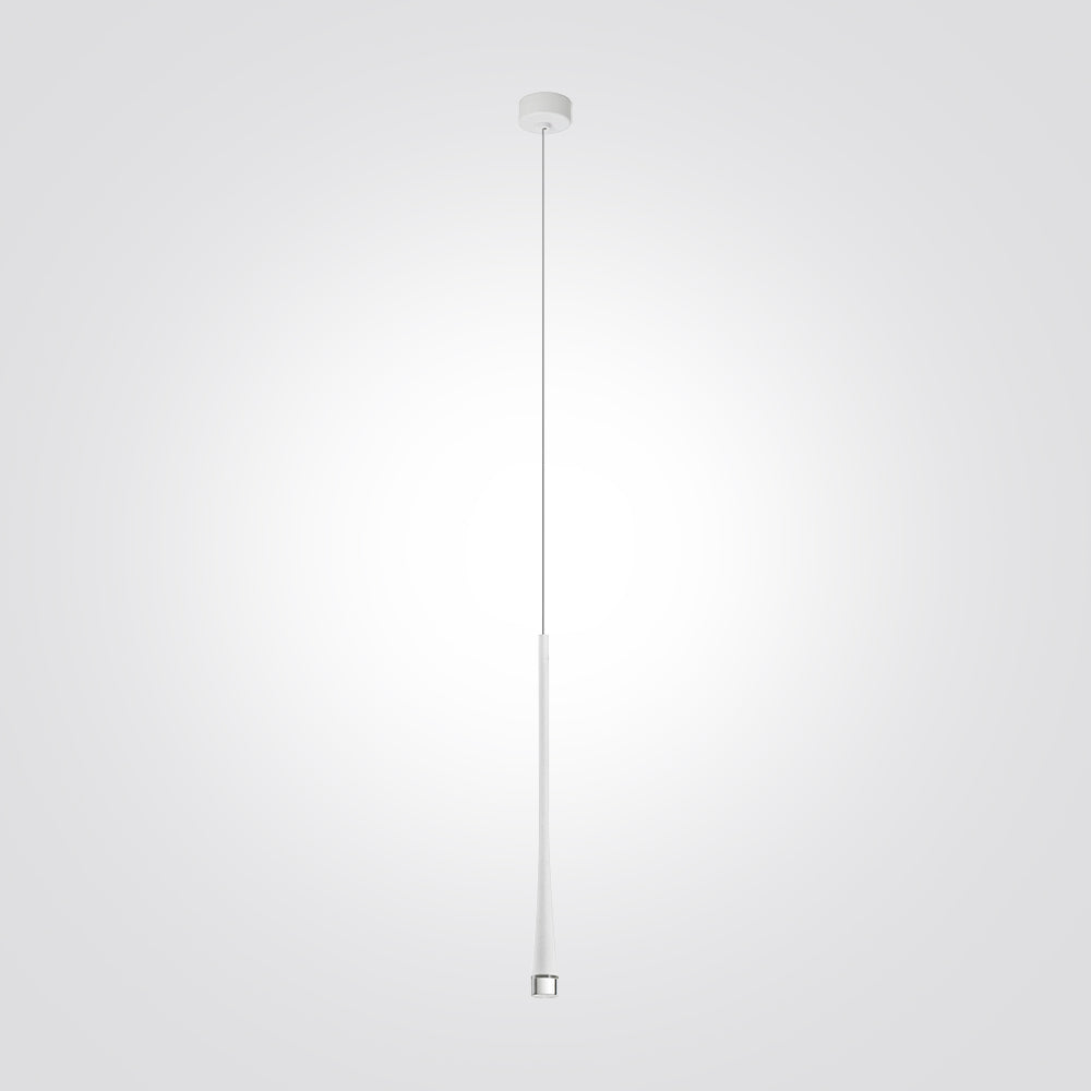 מנורת תלייה צילינדר שאטל קצר 6W שחור| לבן