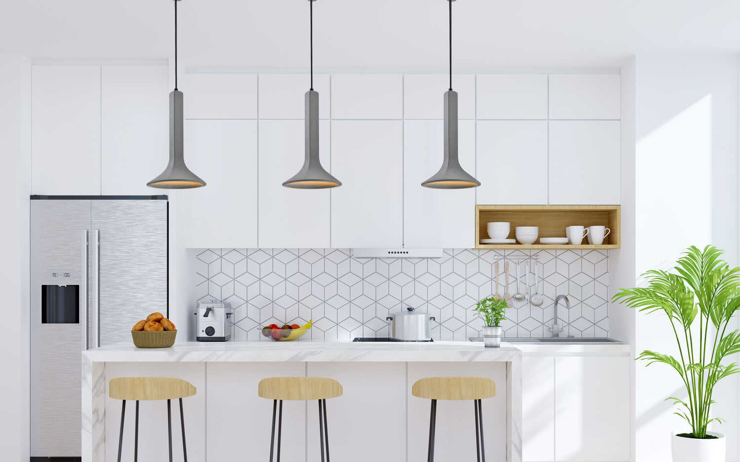 מנורת תלייה לוגאן בטון דגם A| B