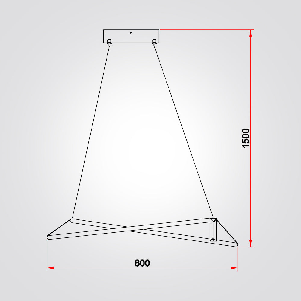 מנורת תליה רינג ספרינג לד| בודד