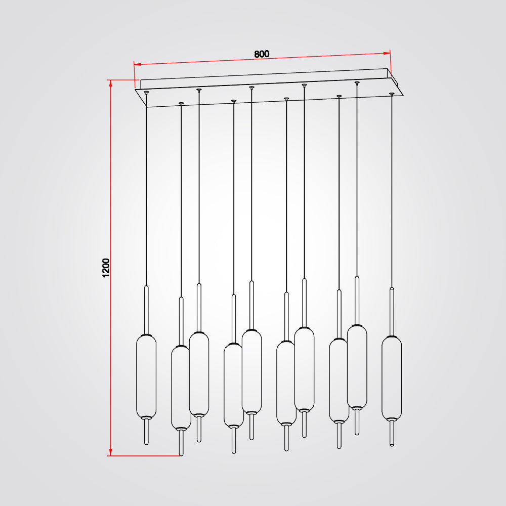 מנורת תלייה ניטרו לד עשירייה