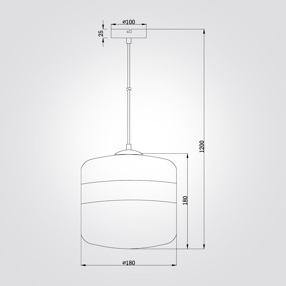 מנורת תליה פרוזה דגם|A