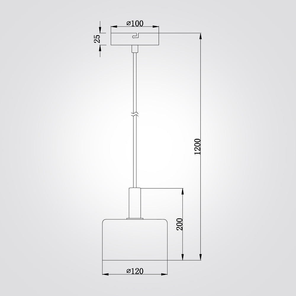 מנורת תליה שרייד דגם|B