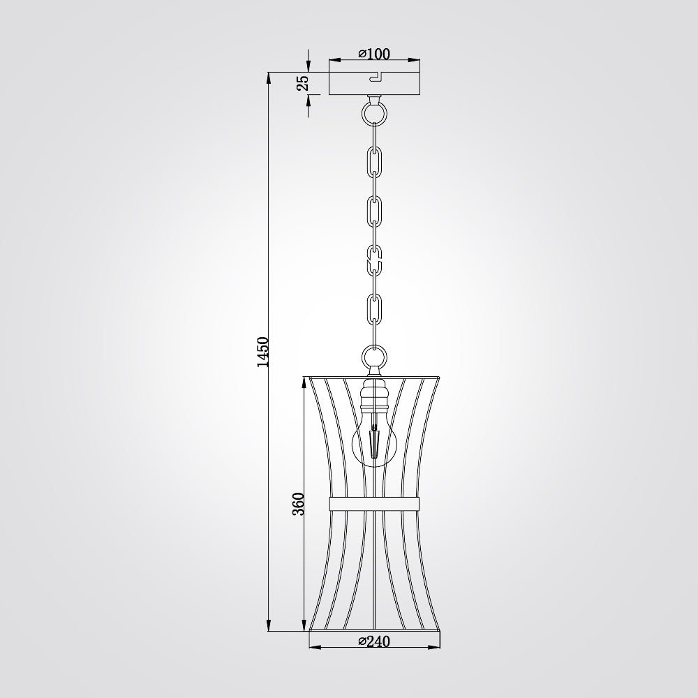 מנורת תליה שרייד דגם|C