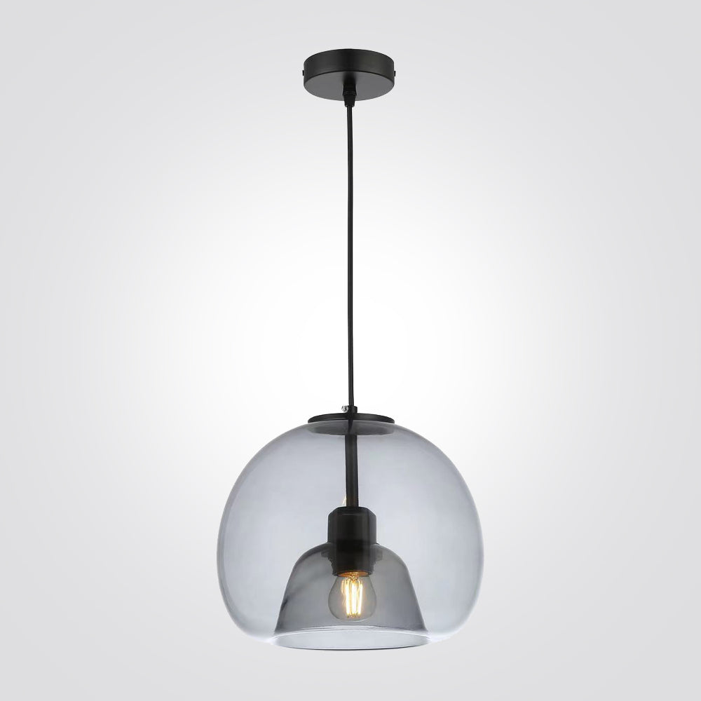 מנורת תלייה אודיסיי| שקוף| מעושן| אמבר