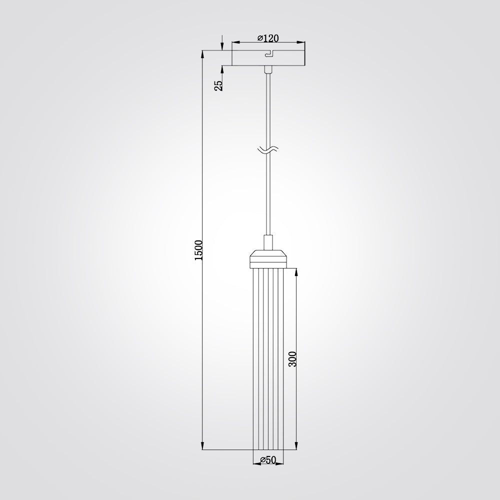 מנורת תליה לגנד| פליז