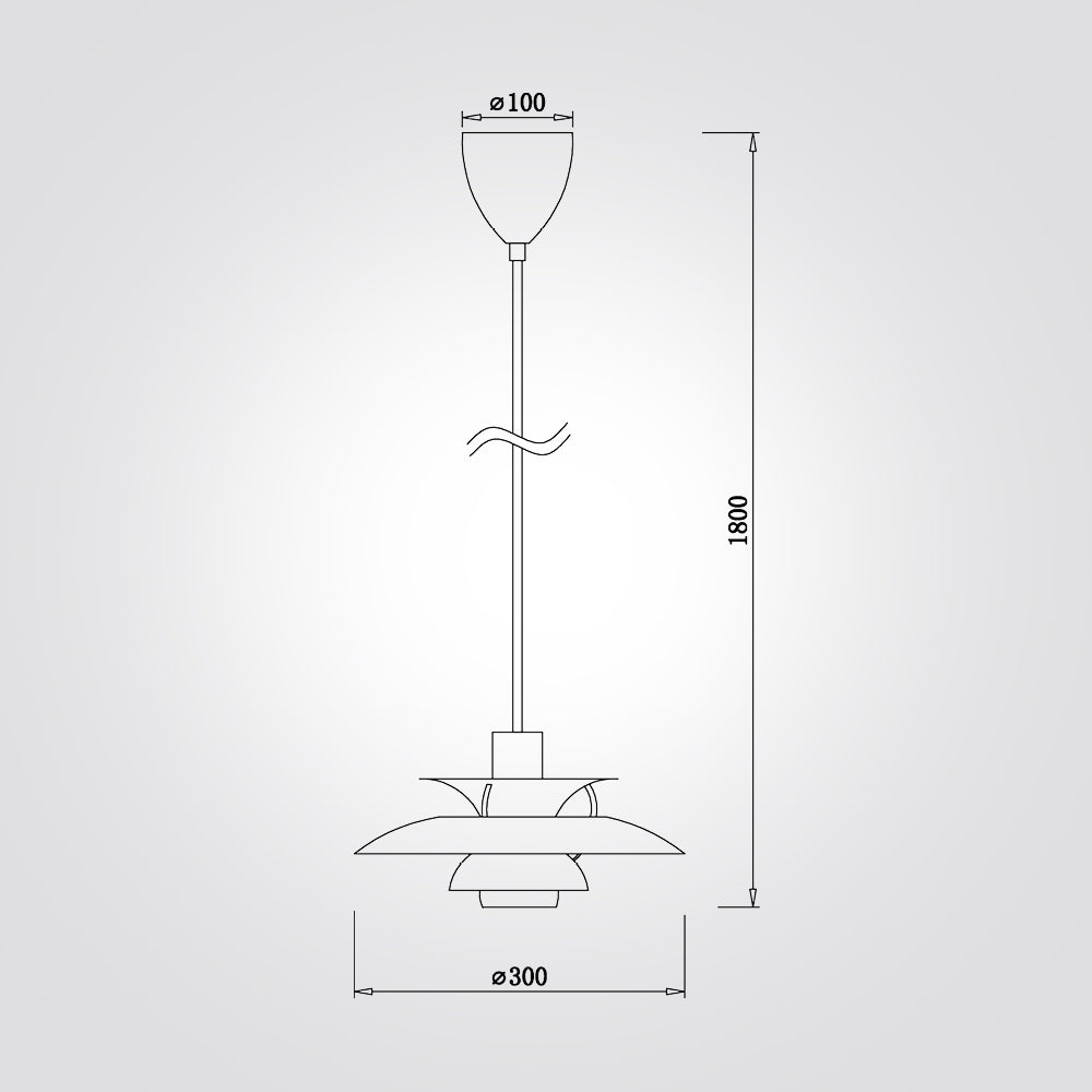 מנורת תלייה פול שחור| כחול| ורוד| לבן| דגם S