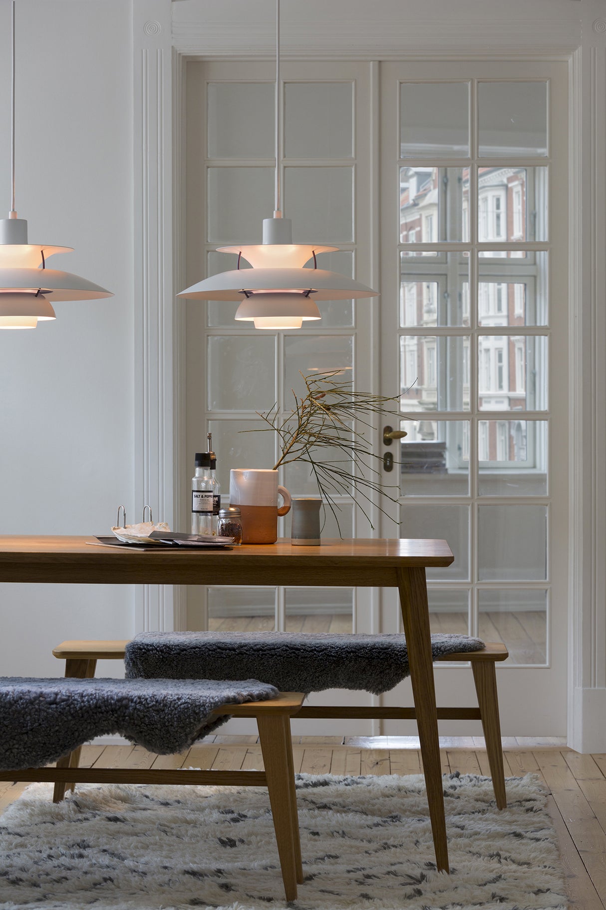 מנורת תלייה פול שחור| כחול| ורוד| לבן| דגם S