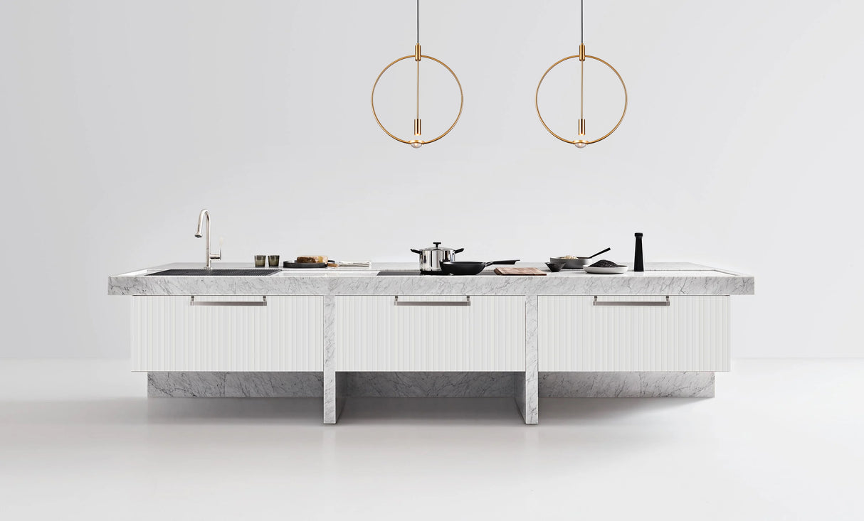 מנורת תליה ראסל לד| פליז