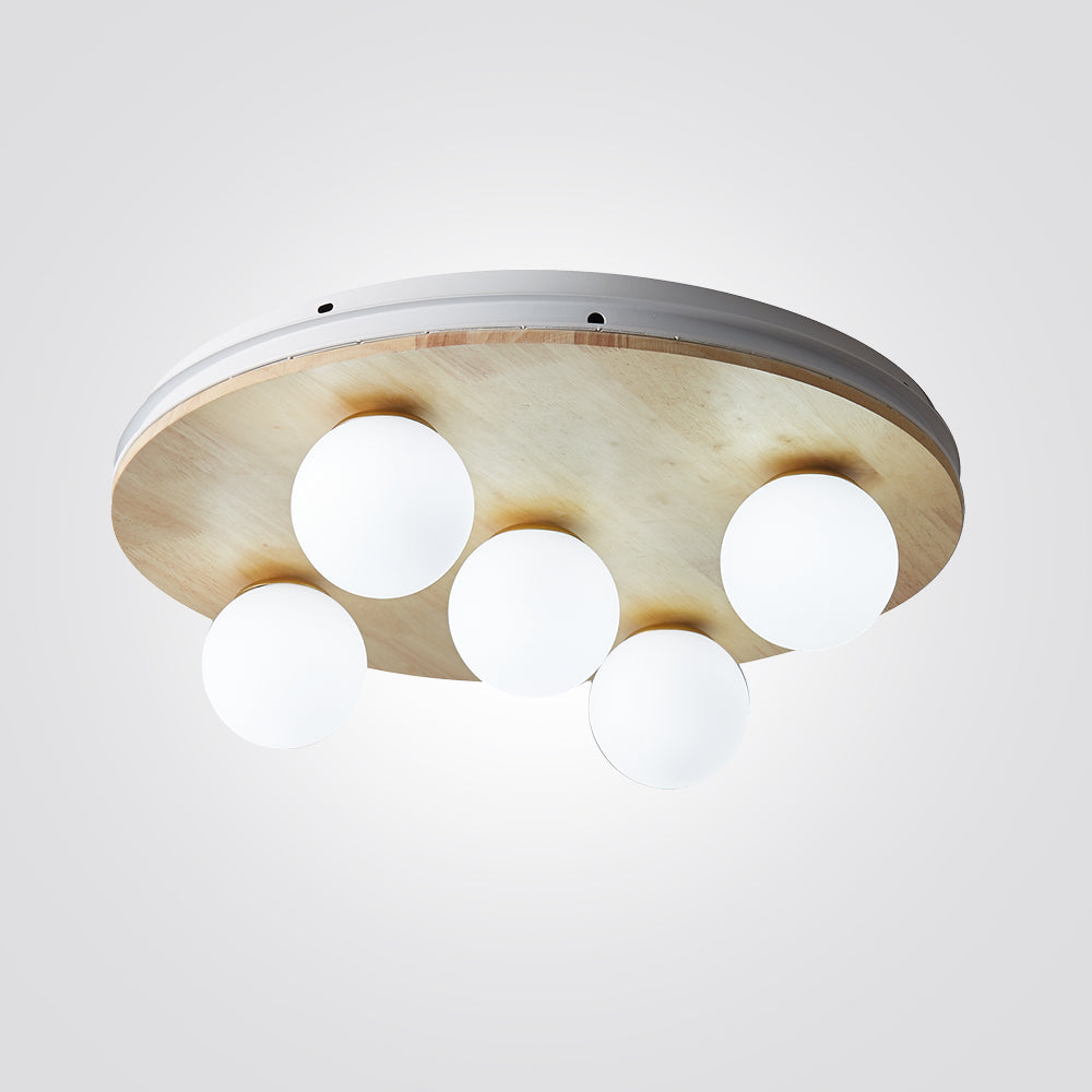 צמוד תקרה עץ חורש