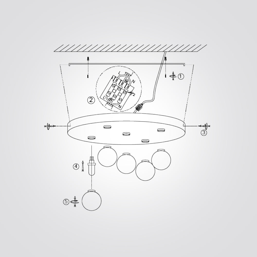 צמוד תקרה עץ חורש