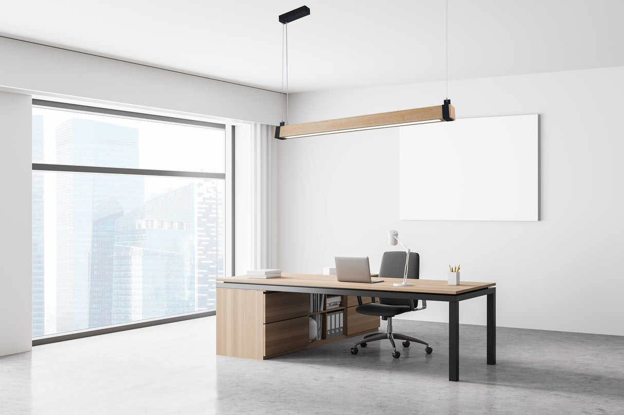 מנורת תלייה עץ אקליפטוס דגם A