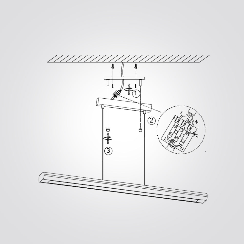 מנורת תלייה עץ אקליפטוס דגם C