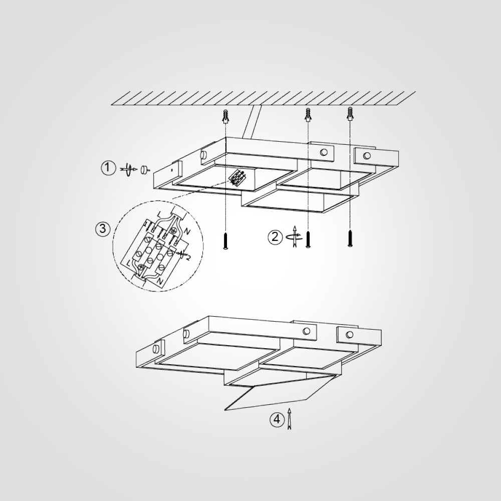 צמוד עץ תקרה שזיף דגם A