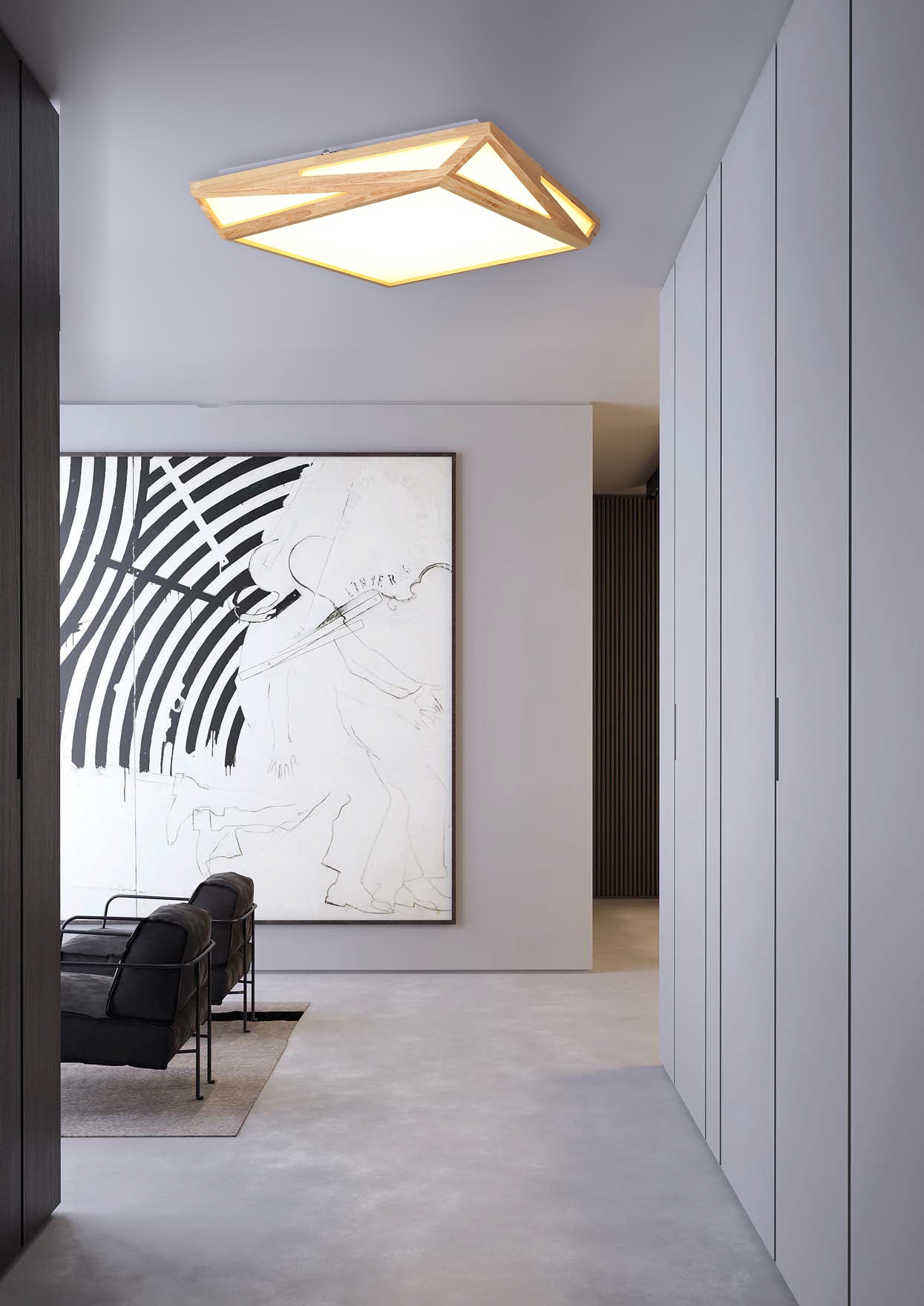 צמוד תקרה עץ שיזף