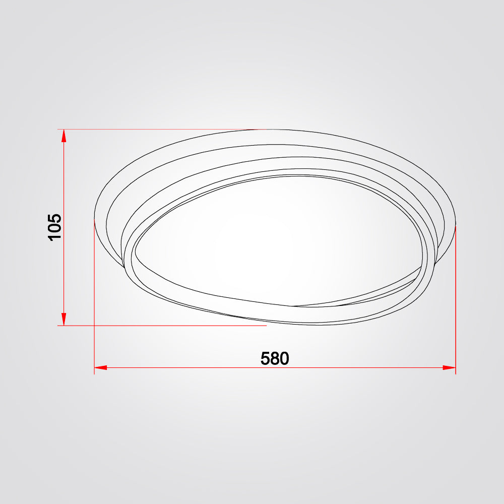 צמוד תקרה אספרו לד| שחור+עץ| Φ58| Φ78| CCT