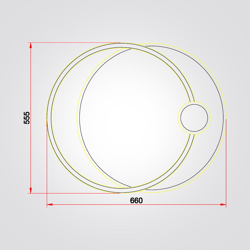 צמוד תקרה טאקומה לד| שחור+עץ| Φ43| Φ64| CCT
