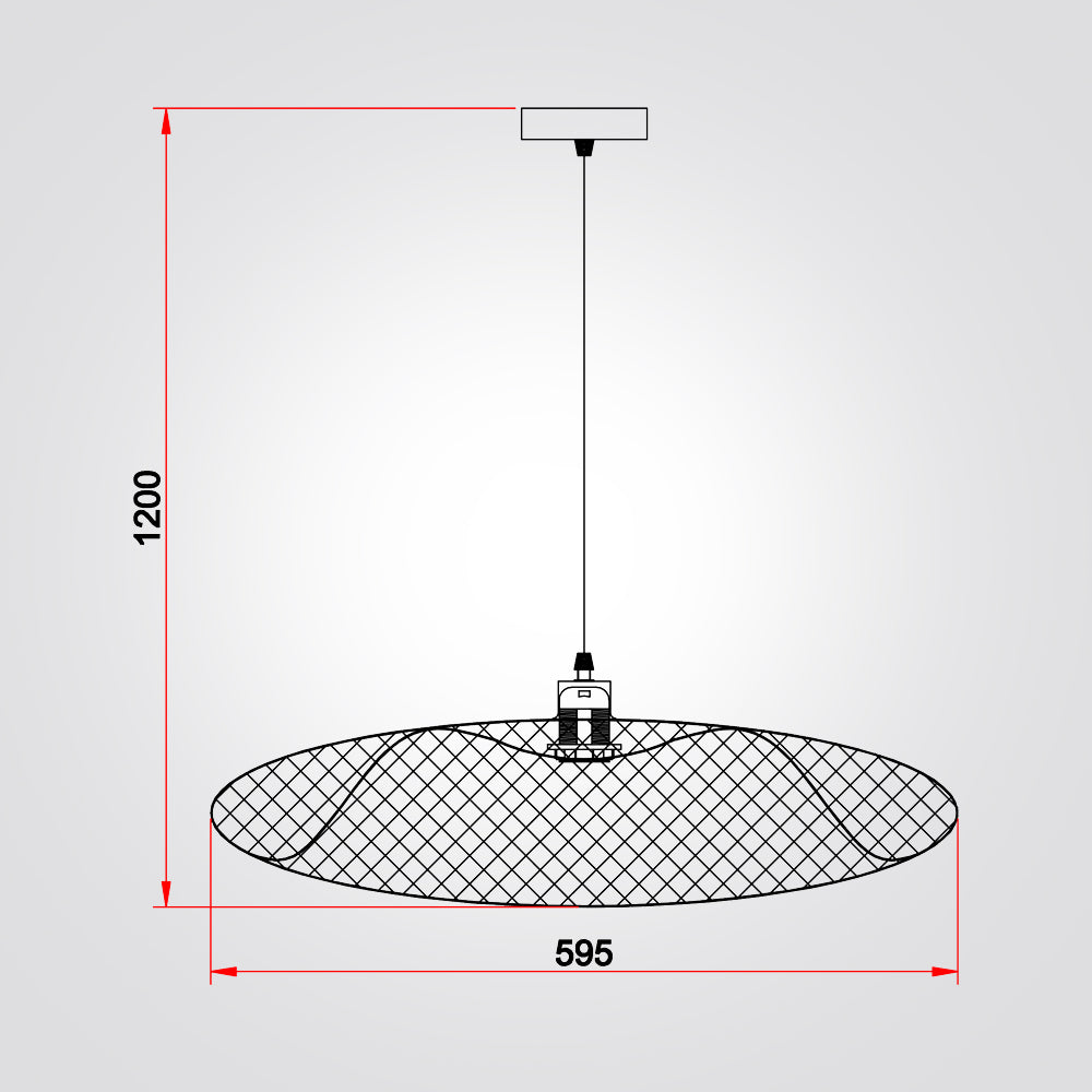 מנורת תלייה נובירה קש דגם|A