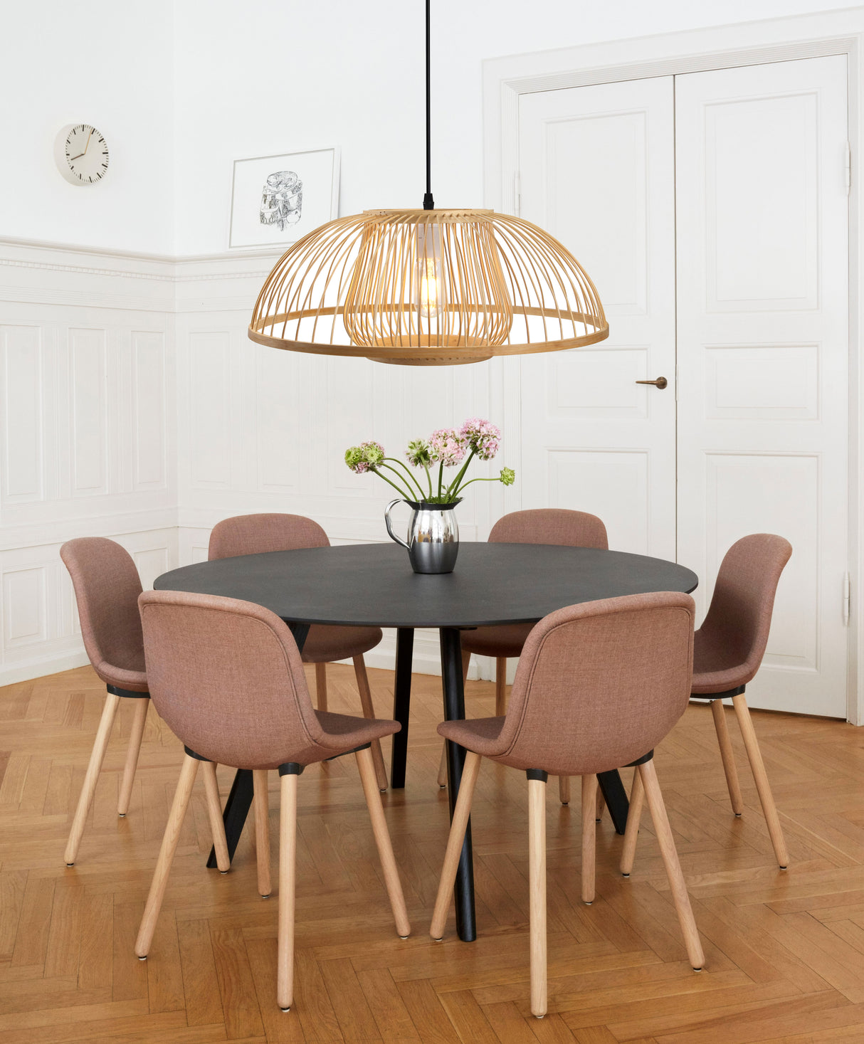 מנורת תלייה נובירה קש דגם|B