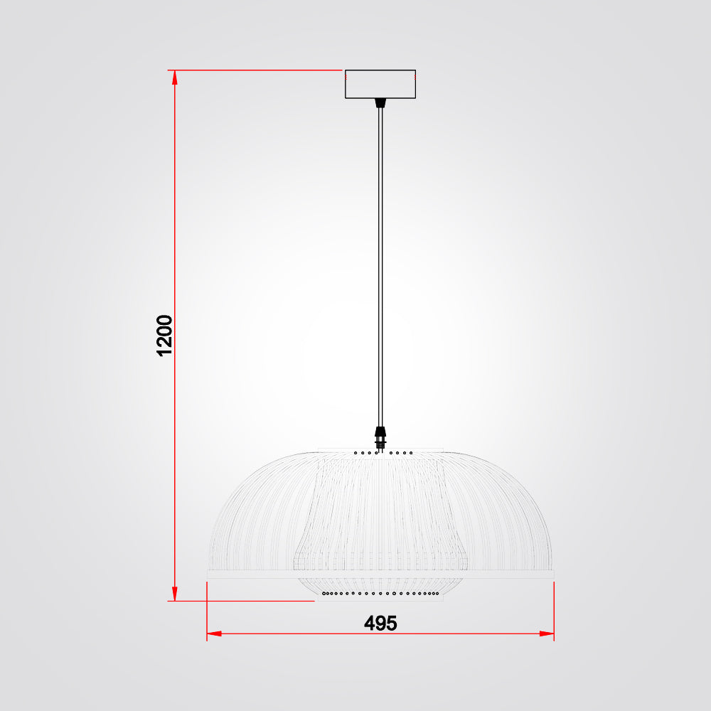 מנורת תלייה נובירה קש דגם|B